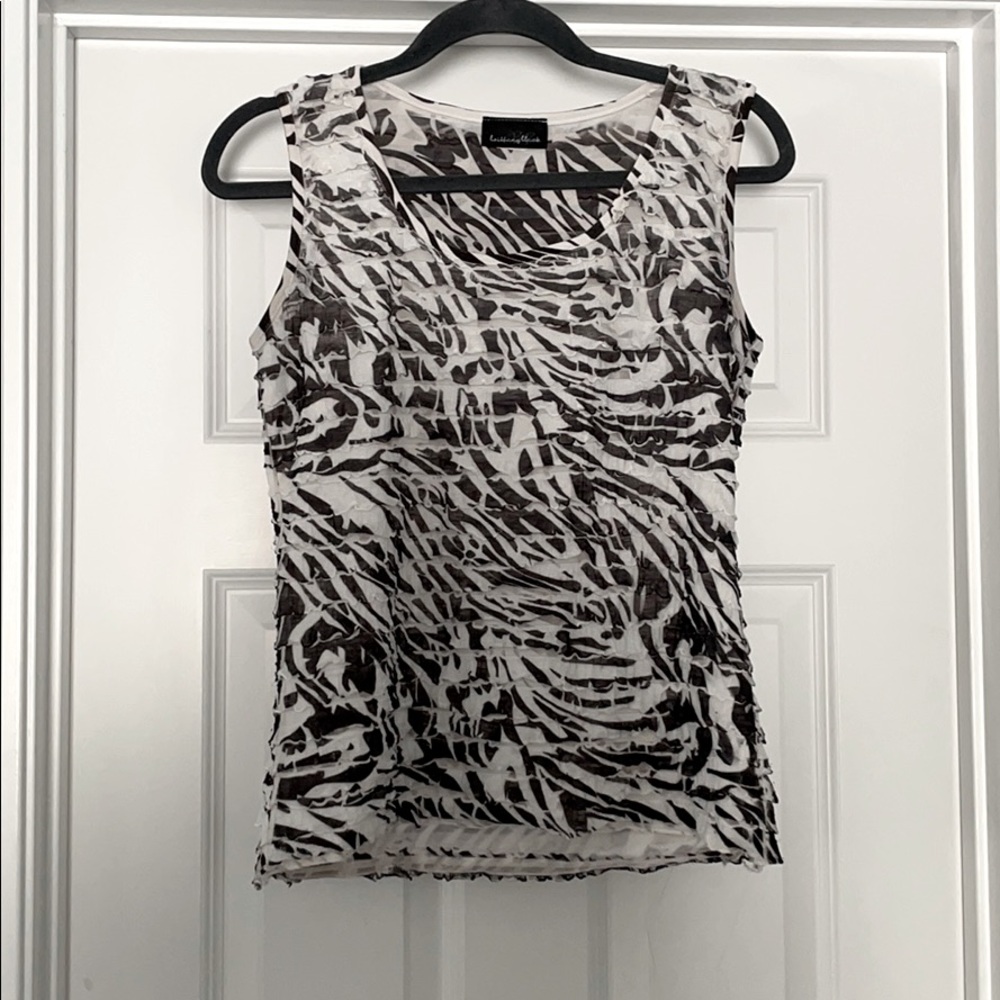 Black and White Tank Top